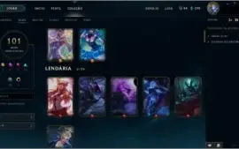 Conta Prata 5 com 101 skins E 89 Champs