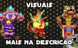 Conta Brawl Stars Top Valiosa (🔥 1 Hipercarga 🏆 13.3K)