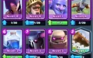 CONTA LEVEL 9 ARENA 10 MUITAS LENDARIAS E CARTAS BEM UPADAS