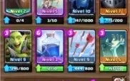 CONTA LEVEL 9 ARENA 10 MUITAS LENDARIAS E CARTAS BEM UPADAS