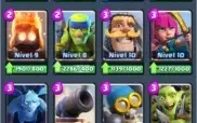CONTA LEVEL 10 ARENA 10 CARTAS BEM UPADAS E LENDARIAS