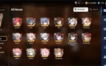 Epic Seven conta rank 67 9ml5 e limitados