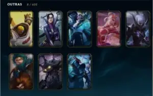 Conta de LoL - 57 champions 11 skins