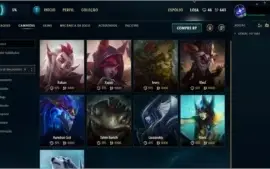 Conta de league of legends 50 skins