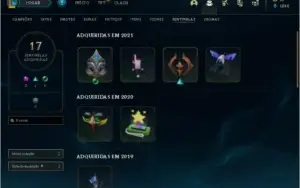CONTA LOL 83 SKINS