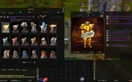 Conta WoW Warrior com CM MoP, Set elite legion, Mage Tower