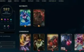 Conta League of Legends Full Acesso - 83 Champs e 282 Skins 