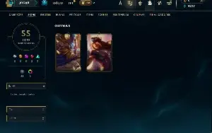 Unranked com 150 Champs e 55 Skins ( ADC / SUP / MID / JG )