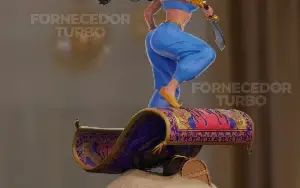 Princesa Jasmine 3D - Arquivo STL para impressão 3D