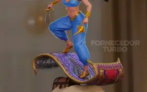 Princesa Jasmine 3D - Arquivo STL para impressão 3D