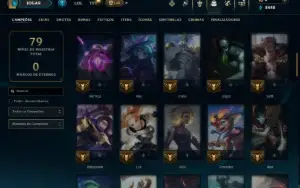 Bronze 2 com 75 Champs e 7 Skins