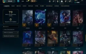 Bronze 2 com 75 Champs e 7 Skins