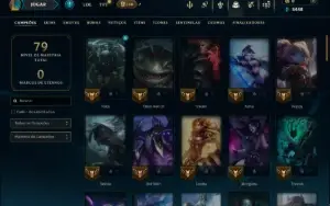 Bronze 2 com 75 Champs e 7 Skins