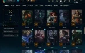 Bronze 2 com 75 Champs e 7 Skins