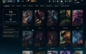 Bronze 2 com 75 Champs e 7 Skins