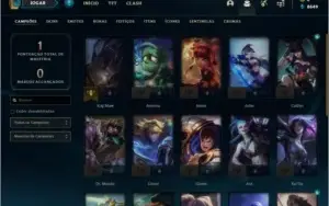 Conta bronze 2 BARATA com 2 skins e 22 champs