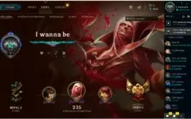 Conta com borda platina League of Legends