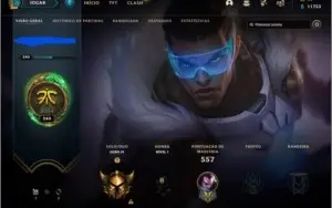 Conta League of Legends 376 Skin's