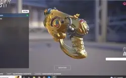 Conta OW2, 6 armas douradas e muitas skins