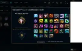 Conta nível 30 unranked com 4 skins