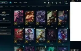 Conta nível 30 unranked com 4 skins