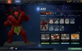 CONTA DOTA 2 COM ARCANAS, INVOKER KID, SETs etc...