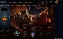 Conta League of Legends Platina 1