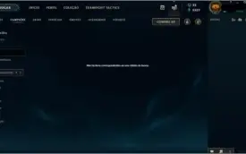 Conta League of Legends Platina 1