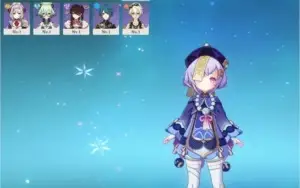 Genshin Impact - Qiqi + 9 personagens [RANK 7]