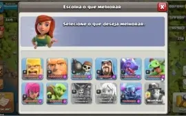 Conta Clash of Clans CV13 SEMI FULL