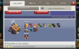 Conta Clash of Clans CV13 SEMI FULL