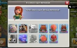 Conta Clash of Clans CV13 SEMI FULL