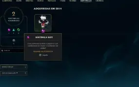 Conta Main Top Upada A Mão Com A Ward Riot (Rara)