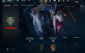 Conta Main Top Upada A Mão Com A Ward Riot (Rara)