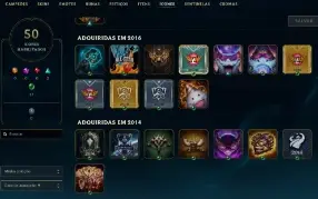 Conta Main Top Upada A Mão Com A Ward Riot (Rara)