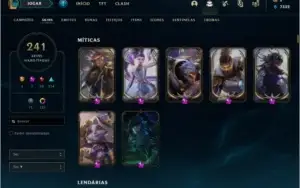 CONTA RIOT (LOL + VALORANT) MESTRE/DIAMANTE - MAIS DE R$10.0