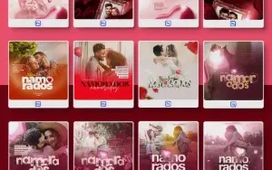 Pack 470 Artes editáveis dia dos namorados Photoshop psd