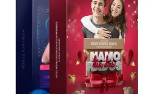 Pack 470 Artes editáveis dia dos namorados Photoshop psd