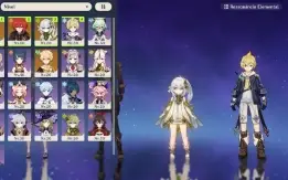 AR35 - Ayaka + BIS + Nahida + Diluc + Amos (Ganyu)