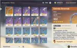 AR 35 Tartaglia/Childe com arco estrela invernal + 12k primo