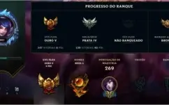 Vendo Conta League Of Legends Br Elo Gold+ Com 108 Skins