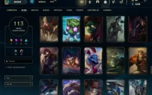 Bronze 3 com 110 Champs e 113 Skins ( MAIN TOP )