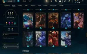 Bronze 3 com 110 Champs e 113 Skins ( MAIN TOP )