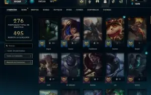 Bronze 3 com 110 Champs e 113 Skins ( MAIN TOP )