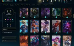 Bronze 3 com 110 Champs e 113 Skins ( MAIN TOP )