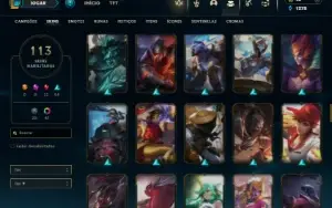 Bronze 3 com 110 Champs e 113 Skins ( MAIN TOP )