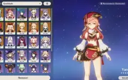 AR 50 Eula, Yoimiya, Klee,Keqing,DILLUC,QIQI,JEAN