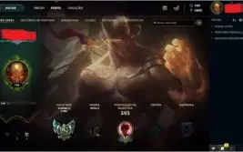 Conta league of Legends Platina 5 42 skins