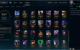 Conta D5 com varios champs 150 reais