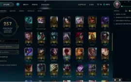 Conta D5 com varios champs 150 reais